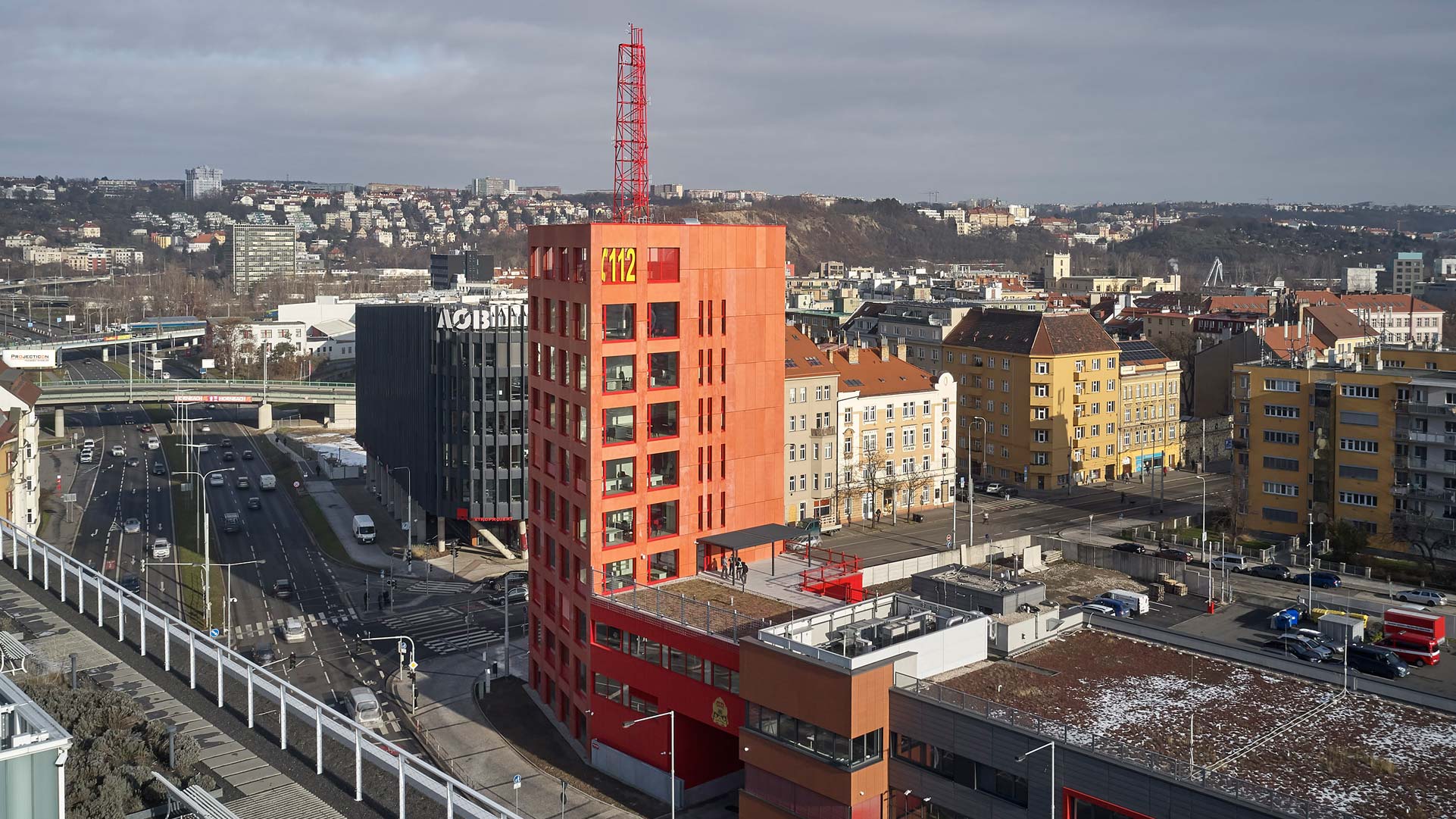 Hasičská stanice Praha Holešovice - objekt B